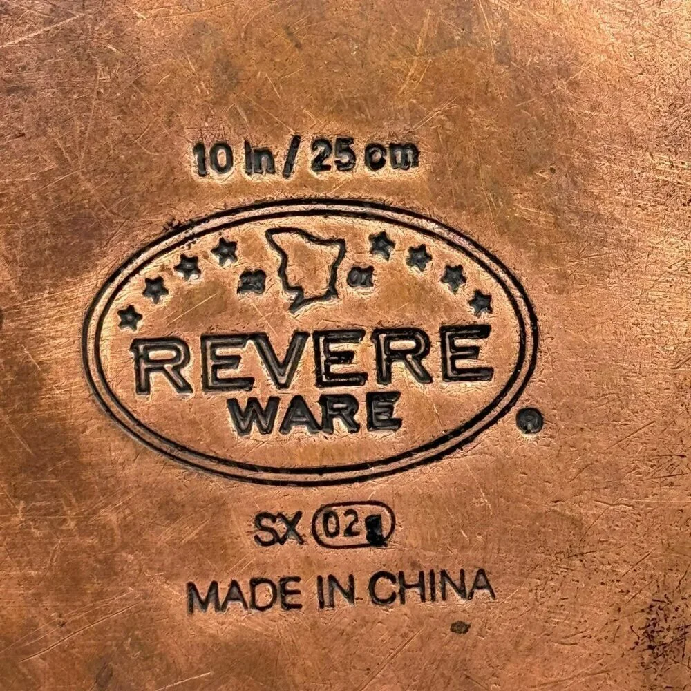 Revere Ware Copper Bottom Stainless Steel 10